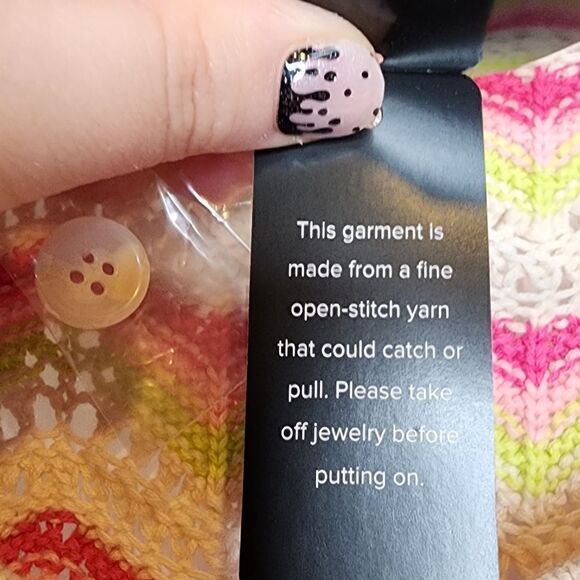 5X 28W Torrid Pink Crochet Sweater Flutter Sleeve Pointelle Pullover Open Knit - Picture 6 of 9